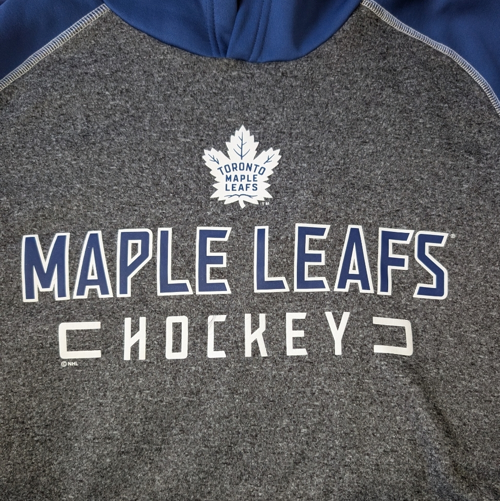 Toronto Maple Leafs Mens Medium Hoodie Sweatshirt Hooded Fanatics NHL Hockey